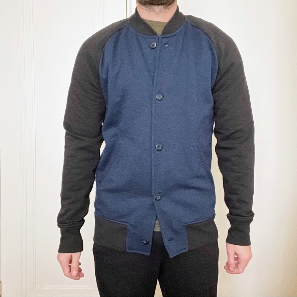 Levi’s Cardigan Button Lightweight Jacket Blue Black Men’s Size Medium